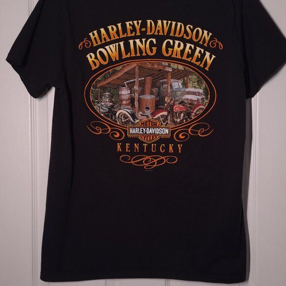 Harley-Davidson Motorcycles Bowling Green Kentucky USED Shirt (L, Black) - Picture 7 of 7